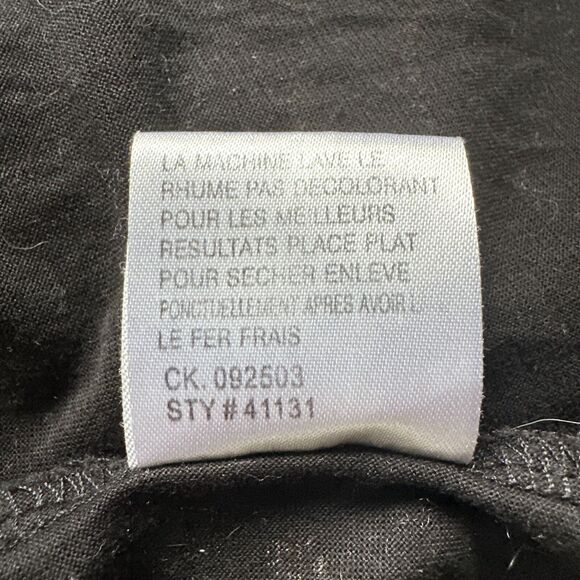 Jamie Sadock Athletic Golf Top Size Medium Black Cream Tan Abstract Zipper sz M - Picture 7 of 7